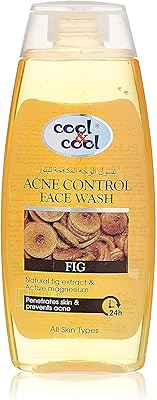 Cool & cool face cleaner acne control for oily skin | natural fig extracts, reduces acne and gently cleanses skin, 200 ml.. DIAYTAR NIGERIA brings the marketplace to your home with budget-friendly prices and nationwide delivery.