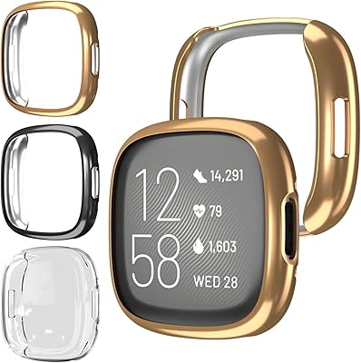 Vosi screen protection shell compatible with Fitbit Sense 2 Fitbit Versa.. DIAYTAR NIGERIA makes quality accessible with low prices and reliable 5-8 day nationwide delivery.