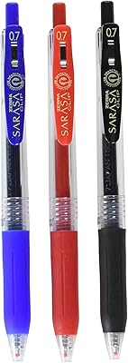 A set of Zebra Sarasa Clip color ink pens, composed of 3 pens with a 0.7 tip (JJB15-3CA model).. Shop smart with DIAYTAR NIGERIA, offering a vast product range delivered to your doorstep within a week.