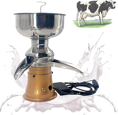 Kitchen Centrifugal Centrifugal Milk Cream separator, separator of Milk-Shake Cream Cream, 50L/H to convert raw or whole milk into cream and split milk.. Nigeria's favorite online shopping platform, DIAYTAR offers unbeatable prices and delivery within a week.