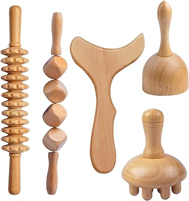 All show therapeutic wooden massage tools - Set of body sculpture tools in wood, body modeling in Madérotherapy, anti -cellulite sculpture and lymphatic drainage (Burlywood).. DIAYTAR NIGERIA makes online shopping accessible to all with budget-friendly prices and reliable delivery.