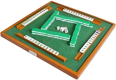 Irovami mini mahjong game set with portable folding table for travel, family and indoor leisure.. DIAYTAR NIGERIA: Bridging the gap between consumers and quality products with affordable nationwide shipping.