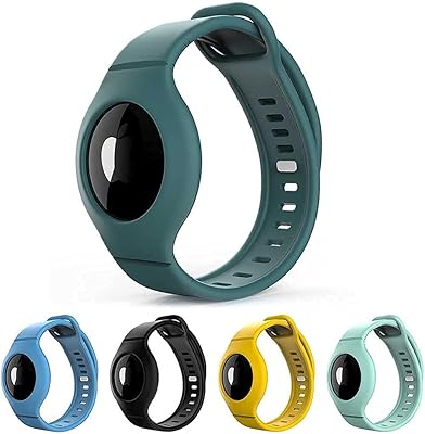 Airtag bracelet, children's silicone bracelet [5 pieces] Airtag watch bracelet for toddlers, children and elderly people, colored waterproof bracelet for Apple Airtag.. DIAYTAR NIGERIA: Where affordability meets variety, with thousands of products delivered in less than 8 days.