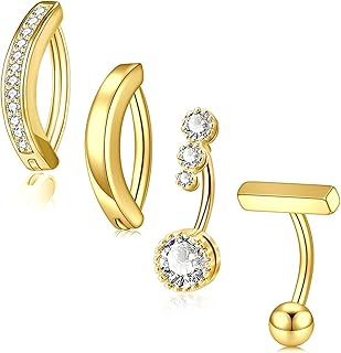 LilymiMi 14g Navel earrings in stainless steel 316L Rings.. Experience shopping satisfaction with DIAYTAR NIGERIA's vast selection and nationwide delivery service.