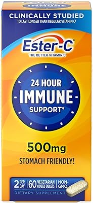 Vitamin C Ester-C tablets, 500 mg, 60 units, without flavor (the packaging can vary).. Easy checkout, quick delivery — shop now on DIAYTAR Nigeria.