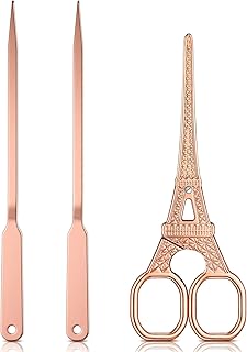 Set of 3 scissors Open-Lettre comprising 2 metal letters and 1 piece of Eiffel Eiffel Tower Squaling, Craft scissors for the office, the house and the school supplies (pink).. Everyday deals, every category — only on DIAYTAR Nigeria.