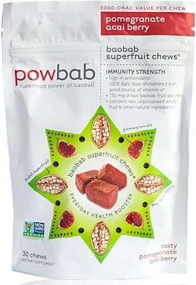 Baobab superfruit chews 750 mg of organic raw baobab powder... Nigeria shops with DIAYTAR — wide selection, fast shipping, and great value.