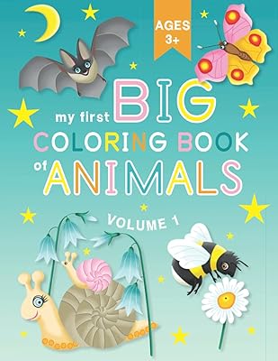 My first big coloring book: 30 simple animal images, easy to learn and color; For toddlers and preschool children from 3 years old.. DIAYTAR Nigeria: Discover more, spend less, and enjoy delivery within 5–8 days.