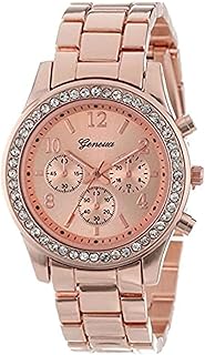 Women's watches - Geneva 2019 New quartz watch for women Three eyes drilling in stainless stainless steel watch crystal for women.. Experience the convenience of boundless shopping with DIAYTAR NIGERIA's vast selection and quick delivery.