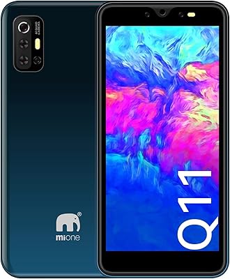Double Sim Mione Q11, 8 GB ROM, 2 GB RAM, 3G LTE, color black/blue.. Shop confidently with DIAYTAR NIGERIA, offering affordable prices and reliable delivery within a week.