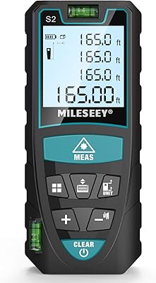 Laser measurement, Milese E digital rangefinder with 2 bubble levels, backlit LCD switch and Pythagoras fashion, distance, surface and volume measurement.. Your digital shopping companion, DIAYTAR NIGERIA offers exceptional value with delivery in less than 8 days.