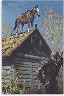 Cinewellong the Witcher 3 Wild Hunt Witcher Witwellong for the Decoration of the Piece, Size 12 x 18 Inces (30 x 45 cm).. DIAYTAR NIGERIA redefines convenience with our vast product selection and swift nationwide delivery.