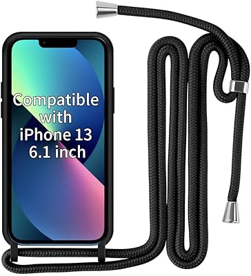Celet for mobile phone infosun compatible with the iPhone 13, striped and shock resistant, in heat resistant polyurethane, with a short rope and a suspension strap for Apple iPhone 13 6.1 inch - Black.. Don’t wait weeks for international shipping. DIAYTAR Nigeria offers local delivery within 5 to 8 days, so you get your items when you actually need them.