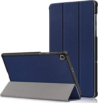 Skido Foldable Magnetic Ultra Mince Funda Smart Cover With Lenovo M10 FHD Plus 10.3 TB-X606F TB-X606x 10.3 inch (dark blue) tablet (dark blue).. DIAYTAR NIGERIA transforms dreams into deliveries with our affordable prices and 5-8 day shipping.