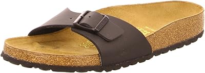 Birko-Fleur sandal with an elegant design of the Madrid adult and unisex collection of Birkenstock.. DIAYTAR NIGERIA delivers value, variety, and convenience with our nationwide 5-8 day shipping.