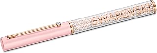 Pink gold -plated sparkle ball pen. Swarovski rose gold.. DIAYTAR NIGERIA brings retail convenience to your screen with affordable prices and dependable shipping.