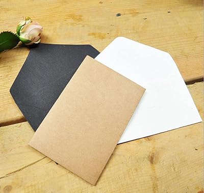 Retro mini retro envelopes brown, kraft paper envelopes, for business cards, small envelope (60 pieces).. Discover the joy of online shopping with DIAYTAR NIGERIA's budget-friendly prices and reliable shipping.