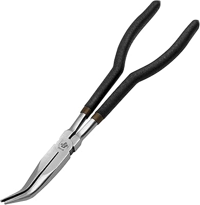 Long curvature pliers for performance tool, 45 degrees, 11 inch, W1045, black.. Enjoy deals you can’t resist and delivery you can trust — DIAYTAR Nigeria.