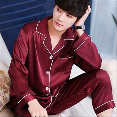 Set of pajamas in silk resistant for men for men, sexy night clothes in silk for men, trendy style, soft and comfortable, set of night clothes in satin for men for men.. Discover why DIAYTAR NIGERIA is the smart shopper's choice for affordable products delivered nationwide.