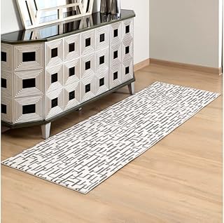 Ban Emirates Mallory carpet, size 80x230 cm - gray.. DIAYTAR NIGERIA brings the nation's largest product catalog to your doorstep at prices you'll appreciate.