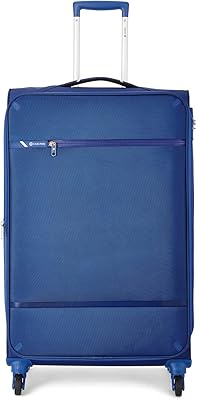 Carlton Amberlite Carlton Take bag with 4-wheeled flexible blanket, 70 cm height, sapphire blue, blue, relaxed.. DIAYTAR NIGERIA: Where affordability meets reliability with thousands of products delivered promptly.