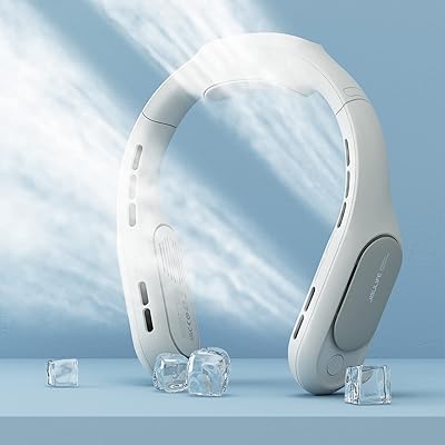 JISULFE Portable neck fan, patented technology, personal fan for the neck, portable fan rechargeable by USB of 4,500 mAh, Minerva design, 3 + 1 speeds, longer air duct, hand-free hand-free fans for women and men-gray.. DIAYTAR NIGERIA: Where online shopping becomes effortless with budget-friendly nationwide delivery.