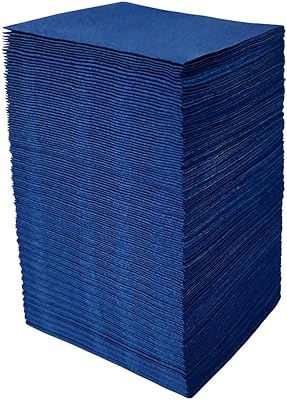 Giplas disposable cocktail towels, square linen towels, party or wedding 8 "x 8" (150 pieces, blue).. Unlock endless possibilities with DIAYTAR NIGERIA's affordable marketplace and reliable delivery service.