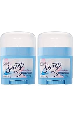 Solid Invisible Déodorant Secret Powder Fresh, Travel format, 14 g (Package of 2).. Discover the joy of choice with DIAYTAR NIGERIA's extensive selection and budget-friendly shipping.