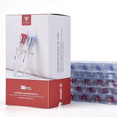 Dragon Hawk Extreme Tattoo Cartridges 50 pieces of different sizes 1007RM 1009RM 1011RM 1203RL 1205RL Ex-2.. Shop from anywhere in Nigeria with DIAYTAR's extensive selection and budget-friendly shipping options.