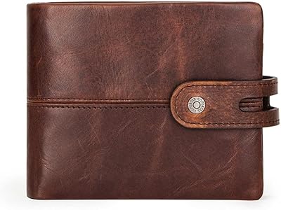 SDFGH casual wallets for men, short wallet with cow leather loop, brown.. DIAYTAR NIGERIA delivers on our promise of variety, affordability, and prompt nationwide service.