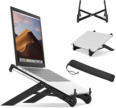 Nextstand K7 laptop support, Light and foldable laptop computer, adjustable eye level, ergonomic design, portable laptop level, tablet, iPad.. Experience budget-friendly shopping at DIAYTAR NIGERIA, Nigeria's premier online marketplace with quick delivery.