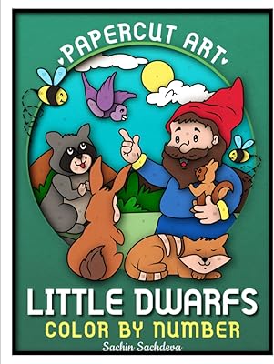 Papercut Art Small Dwarfs: Coloring Book Coloring By Number For Adults (Black Lines) (Papercut Art Coloring Book).. DIAYTAR NIGERIA delivers affordability and convenience with every purchase, shipped within the week.