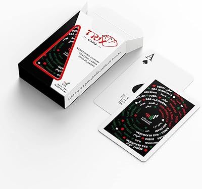 7 Emiratic playing cards with each of the United Arab Emirates.. DIAYTAR NIGERIA: Where shopping is easy, prices are low, and delivery is just days away.