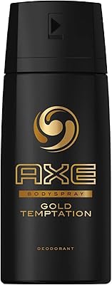 Body spray ax for men gold temptation 150 ml.. DIAYTAR NIGERIA: Bringing quality products to every Nigerian home at prices everyone can afford.