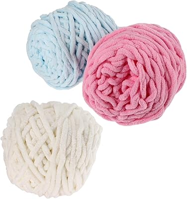 Helvety 3pccs thick woven cotton wire for knitting arm, thick braids to knit a blanket for pet by hand.. DIAYTAR NIGERIA connects you with what you need at prices you'll love, delivered within 8 days.