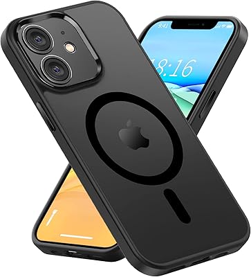 Fine anti -yellowing and anti -antichoc ooshuang protection shell for iPhone 11 mag sword, rigid rear shell resistant to military quality stripes for Apple iPhone 11 6.1 inch - Black.. DIAYTAR NIGERIA combines the largest product selection with affordable prices and reliable delivery.