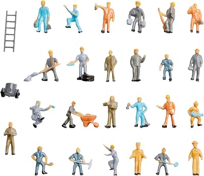 Set of 27 Edenids People Miniatures Stage Persons for Workers The Construction.. Shop with purpose at DIAYTAR NIGERIA, where your money goes further and delivery is always prompt.