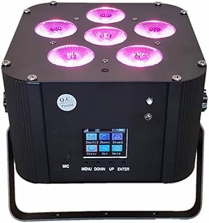 6 x 18W RGBWAUV 6 in 1 Wireless DMX Rechargeable battery Light light LED WiFi DJ App Superior Stage 1pc.. Shop for less and receive more with DIAYTAR NIGERIA's expansive e-commerce platform and nationwide delivery.