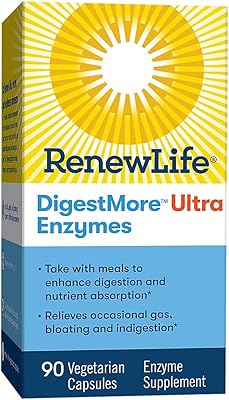 Renew Life Ultra Enzyme dietary complement capsules for digestmore adults.. DIAYTAR NIGERIA: Your trusted partner for affordable online shopping with reliable delivery timeframes.