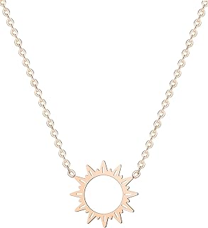 Necklace with Elegant Superimposed Sun Pendant Plated 18 Carats Gold.. Shop confidently with Nigeria's most trusted e-commerce platform, offering swift and affordable delivery.