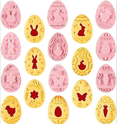 Set of cookie cutters in the shape of an Easter rabbit egg, 9 pieces, cookie pads, cooking mussels of cookies to do yourself, cookie cutter tools.. Your favorite online marketplace — DIAYTAR Nigeria delivers quick and cheap.