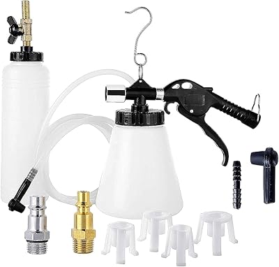 1L Pneumatic brake liquid purge kit with 4 master-cylinder adapters, replacement tool for cars 90-120 psi.. DIAYTAR NIGERIA delivers value, variety, and convenience with our nationwide 5-8 day shipping.