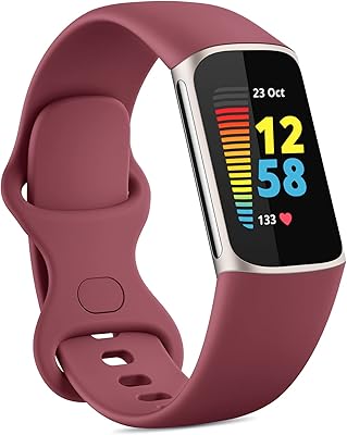 Flexible funkle flexible silicone sports bracelet for women and men compatible with the Fitbit Activity Tracker Charge 5.. DIAYTAR NIGERIA: Making online shopping accessible with affordable prices and nationwide delivery service.