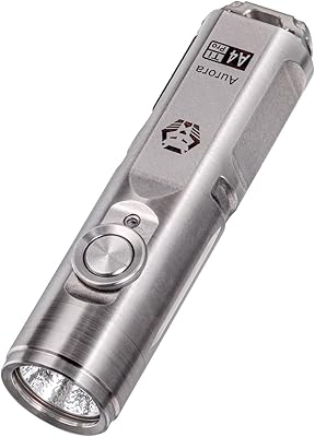 Roviphone Aurora A4X Titanium Rechargeable LED 650 Lumens EDC Mini Pocket Lamp for the House, Camping, Hiking (Silver).. Shop local, shop fast — DIAYTAR Nigeria delivers across the country.