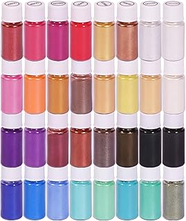 Mica powder for epoxy resin Kit of 32 -colored pigments for art resin.. DIAYTAR NIGERIA revolutionizes online shopping with competitive prices and reliable 5-8 day delivery.