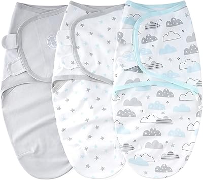 SU3007 3 Pieces Baby Baby Cover Baby Cotton with Cute Cloud Pattern For Newborn Boys Girls Girls.. DIAYTAR NIGERIA: Where affordability meets variety, with thousands of products delivered in less than 8 days.