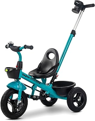Baybee tricycle for baby for children 2 in 1 convertible with handle of adjustable thrust and seat belt | Children's tricycles | Tricycle for babies boys and girls for children aged 2 to 5 years (blue).. DIAYTAR NIGERIA combines extensive product options with budget-friendly prices, delivered in 5-8 days.