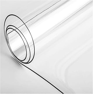 Transparent plastic tablecloth, Waterable PVC transparent tablecloth, transparent protection cover for dining table (Size: 90 x 150 cm, Color: 1 mm).. Transform your online shopping experience with DIAYTAR NIGERIA's affordable and diverse marketplace.