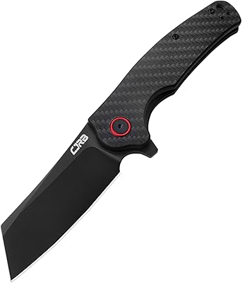 CJRP folding garage knife (J1904) AR-RPM9 Black steel powder PVD blade in carbon fiber handle.. Elevate your shopping experience with DIAYTAR NIGERIA's vast catalog and budget-friendly options.
