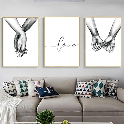 Kidal LOVE and HAND IN HAND in Hand Design Simple and modern in black poster.. DIAYTAR NIGERIA brings the nation's largest product catalog to your doorstep at prices you'll appreciate.